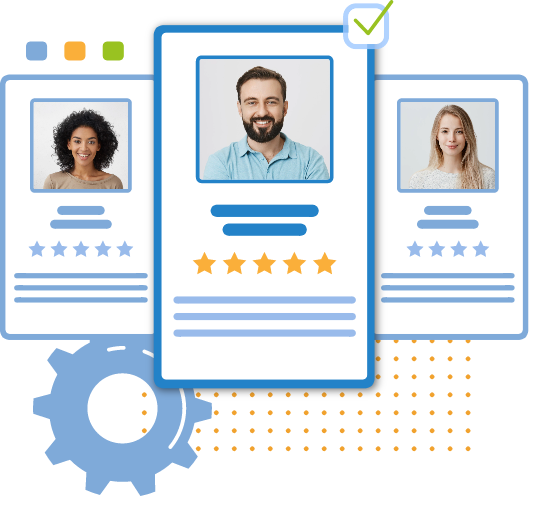 list of candidates found by recruitment marketing