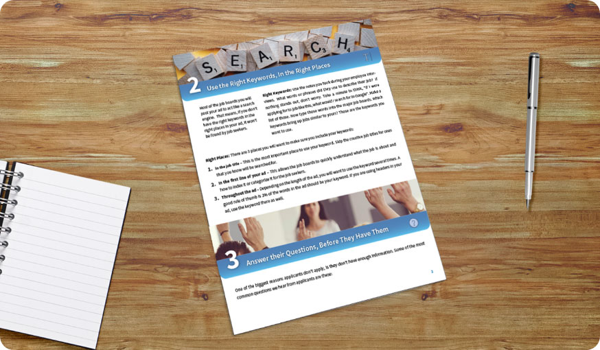 help to write job ads