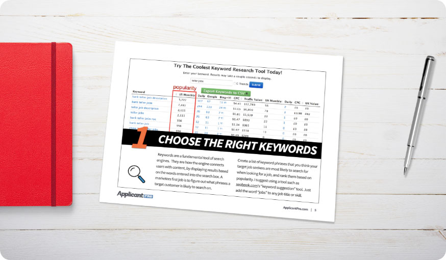 choose the right keywords