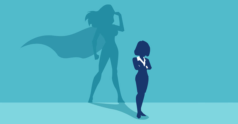 HR hiring hero in her superhero cape