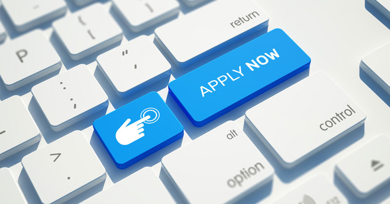 apply now on keyboard