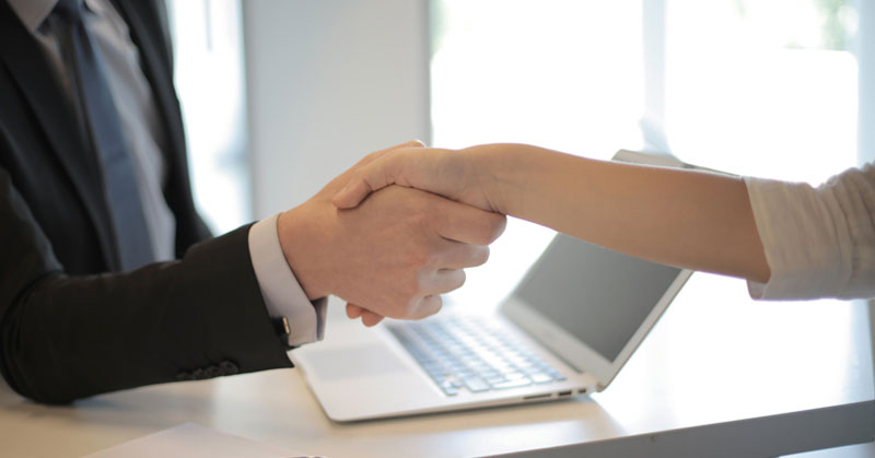 hr talking with direct interest job seeker