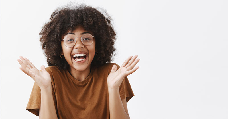 employee excited to share jobs