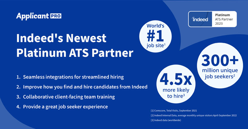 indeeds newest platinum ats partner