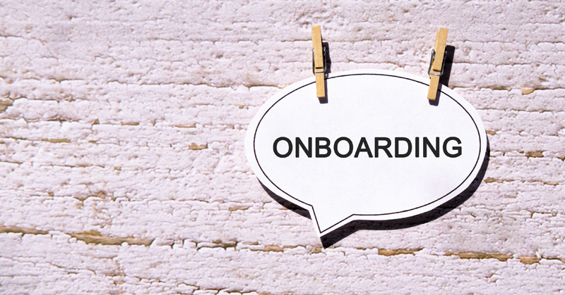 onboarding note on pink wall