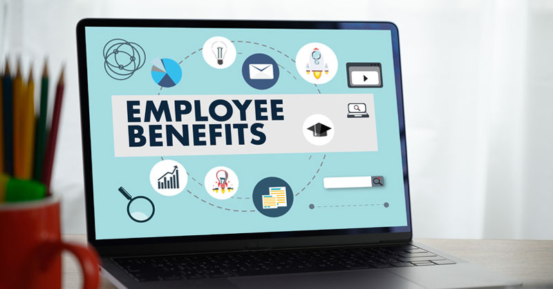computer with employee benefits