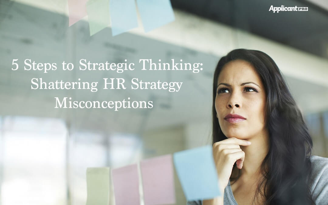 improve strategic think in HR department