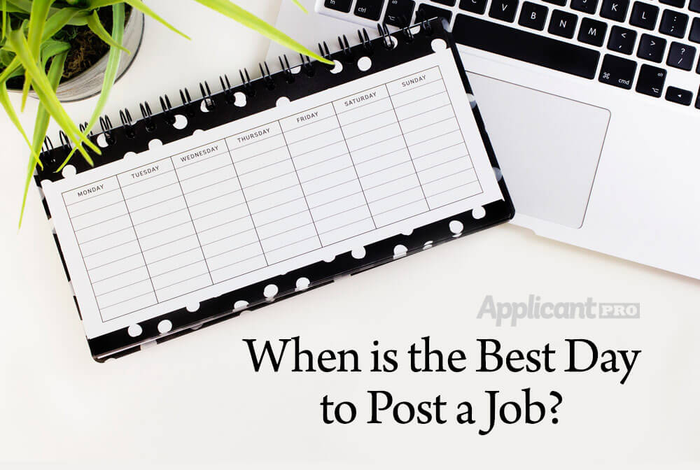 Best day to post a job posting to a job board